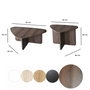 Hanah Home Ballare Set - Nogal